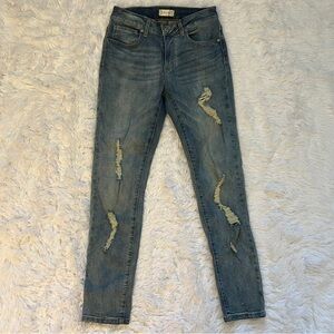 Altar’d State High-Rise Distressed Skinny Jeans - Size 25